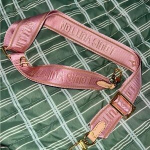 Pink Adjustable Strap with Gold Hardware